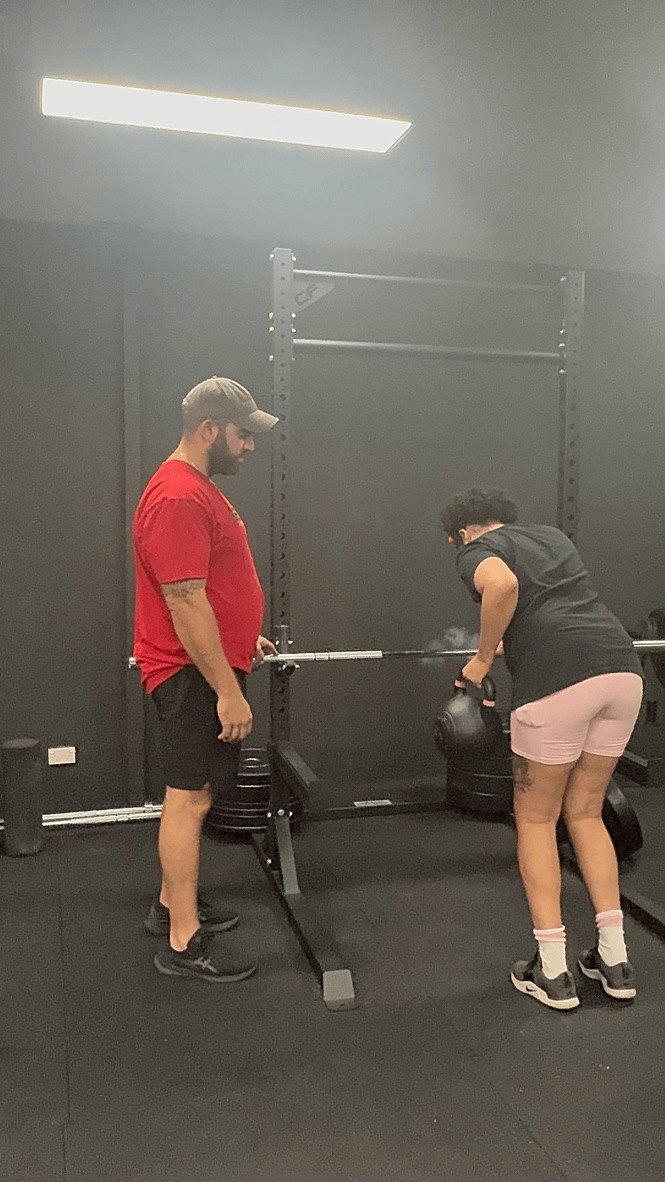 Exercise physiology session with adaptive equipment and support