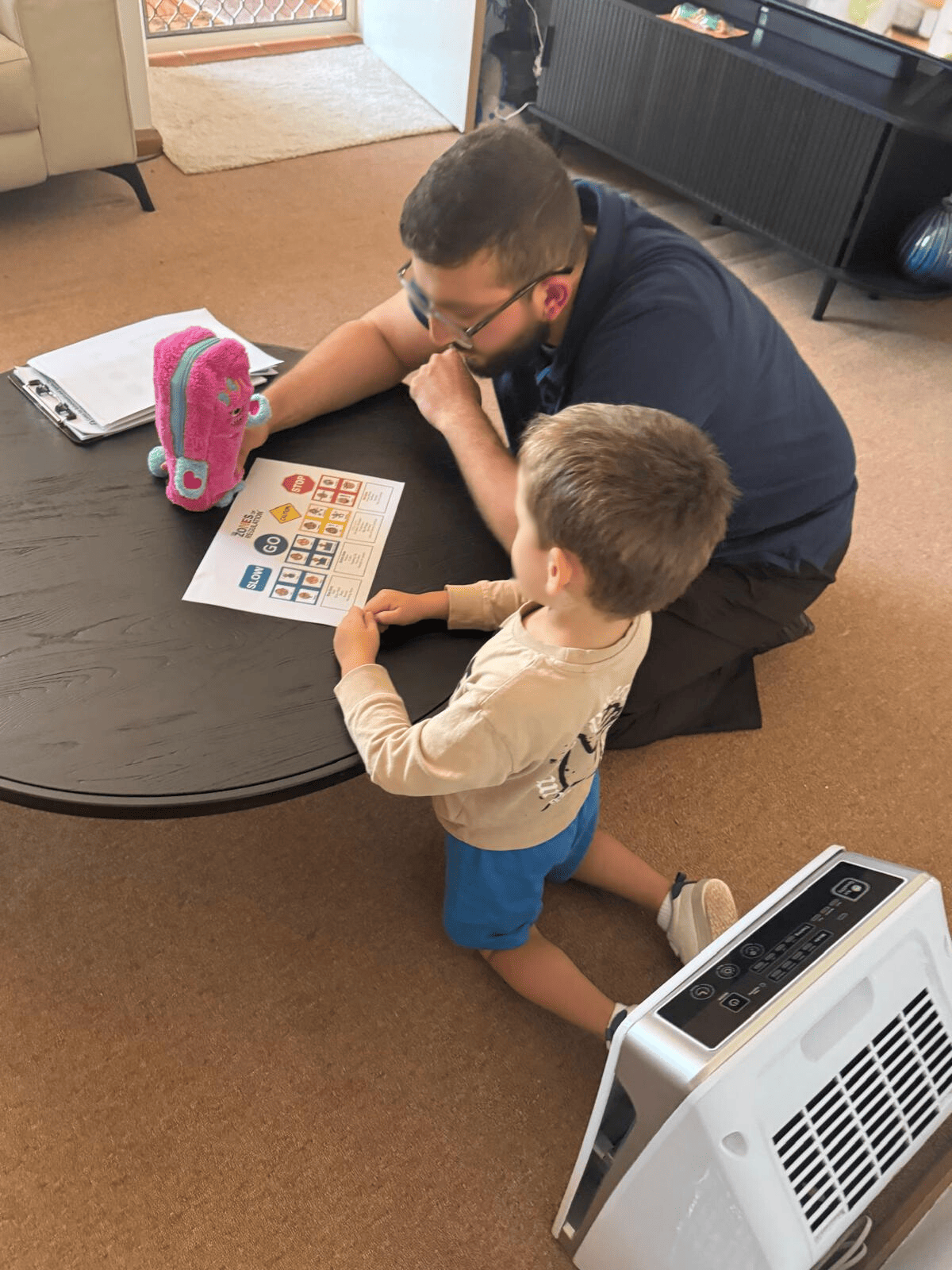 Occupational therapy session promoting independence and life skills